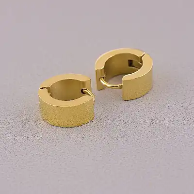🏷️️ Сережки кільця Xuping (позолота 18к лимонна) F-85994