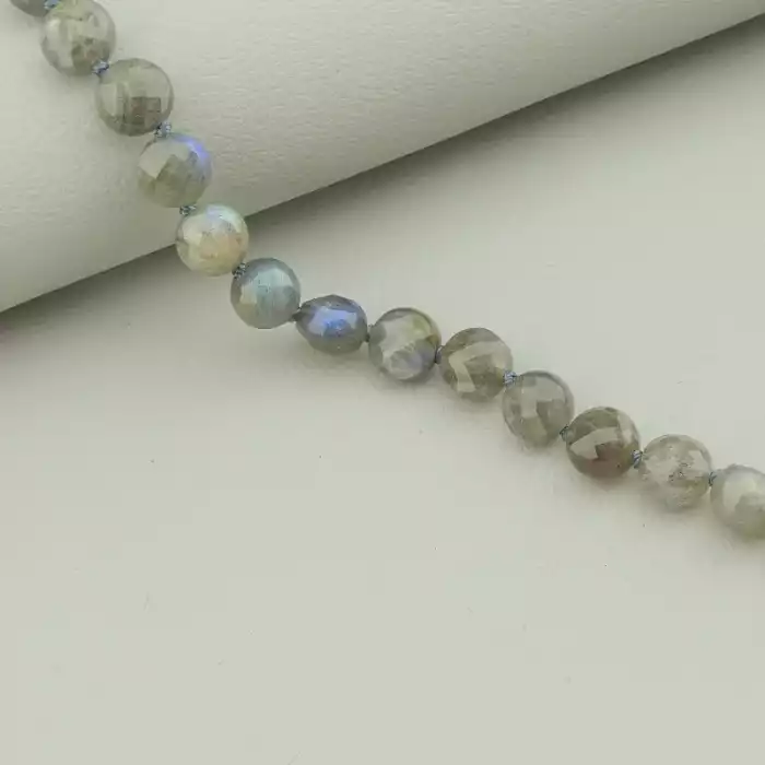 🏷️️ Намисто Лабрадор срібло (925 проба) 53 см. ss_94515