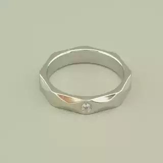 Каблучка Xuping Фіаніт (родій)