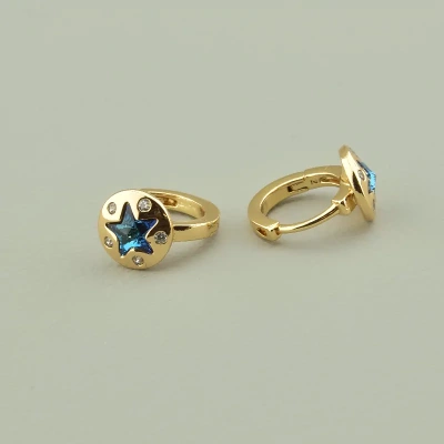 Сережки XUPING Swarovski (позолота 18к)