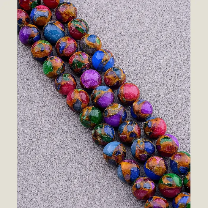 🏷️️ Нитка Яшма 39 см 8 мм (без замка) ss_80430