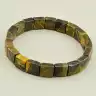 🏷️️ Браслет на резинці Тигрове око 19.5 см F-106130