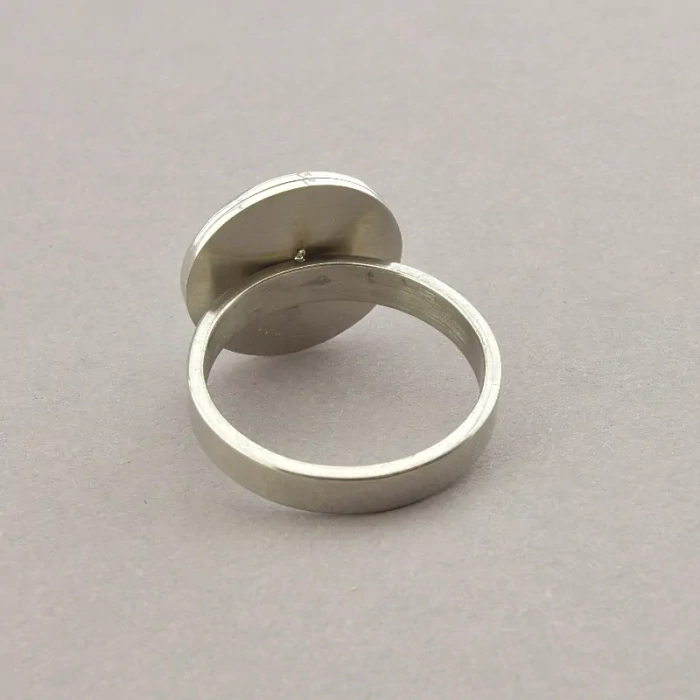 🏷️️ Перстень Stainless Steel Бірюза медична сталь 316L8, 4 р ss_60995