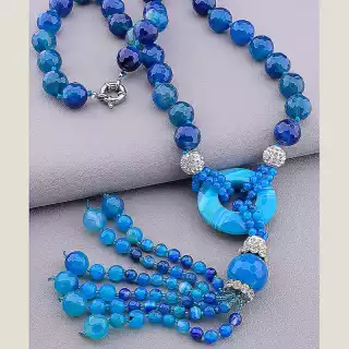 Намисто Агат 62 см