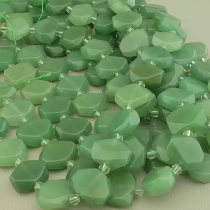 🏷️️ Нитка Нефрит 40 см. (без застібки) ss_100262