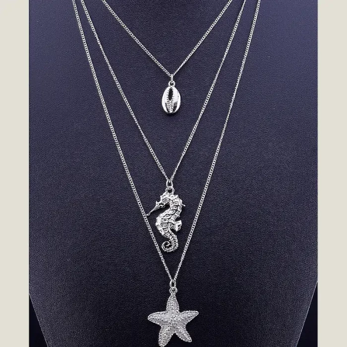 🏷️️ Підвіска морська зірка та коник Fashion 60 см ss_73280
