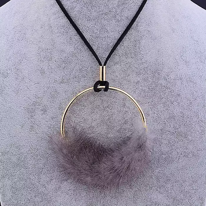 🏷️️ Підвіска Хутро 80 см ss_34257