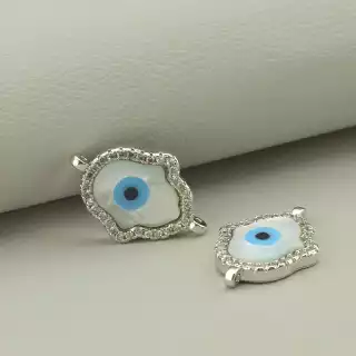 Конектор Фіаніт 17х15 (родій)