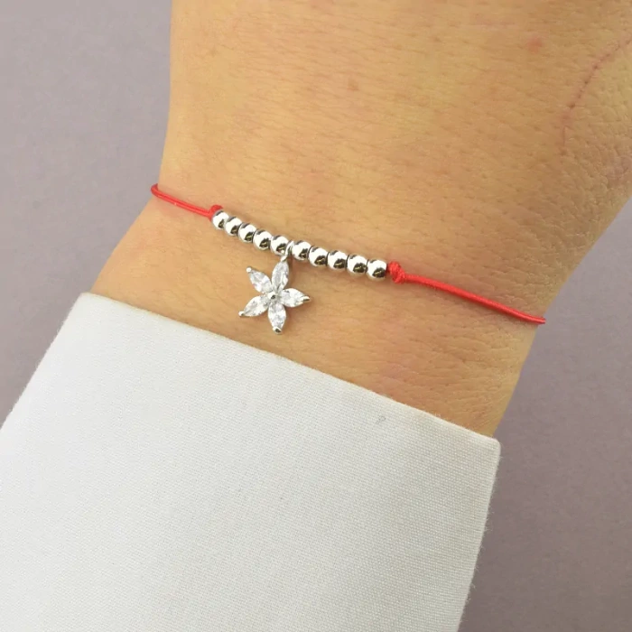 🏷️️ Браслет регульований Saiya Фіаніт (родій) ss_64624