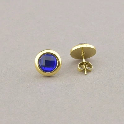 Сережки XUPING Фіаніт (позолота 14k (лимонна))
