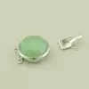 🏷️️ Замочок Нефрит 17x17мм. F-100899