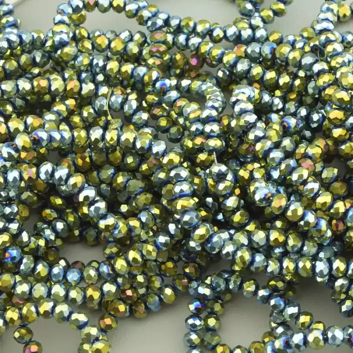 🏷️️ Нитка Чеський кришталь 44 см. 4 мм. (без замка) ss_93950