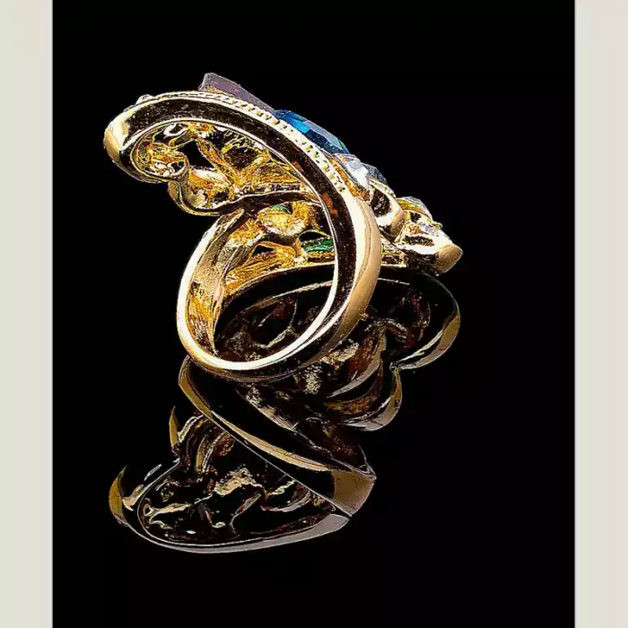 🏷️️ Перстень Сrystal (позолота 18к) ss_45040