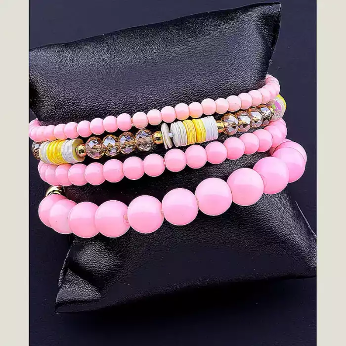 🏷️️ Браслет без застібки Чеський кришталь 18 см ss_18496