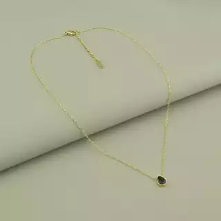 Підвіска Xuping Фіаніт 44 см (позолота 18к лимонна)