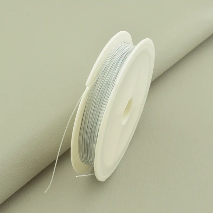 🏷️️ Струна метал (0,38 мм, білий, 30 метрів) ss_105008