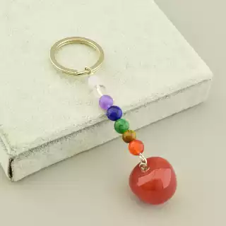 Брелок Сердолік 7 чакр