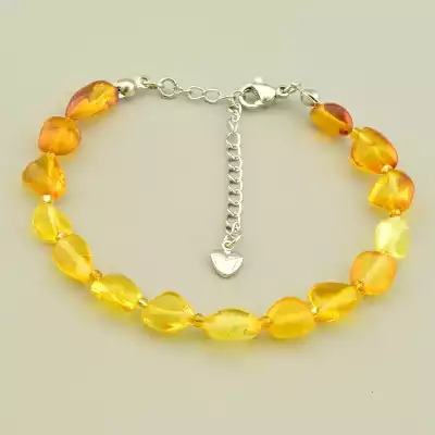 Браслет на карабіні Янтар 17 см