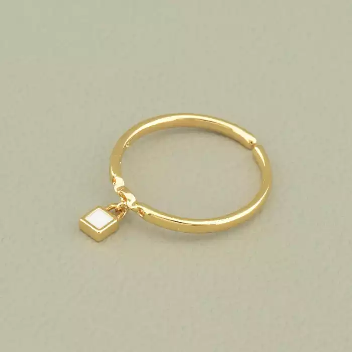 🏷️️ Каблучка Xuping Емаль (позолота 18к, розмір регулюється) ss_99430