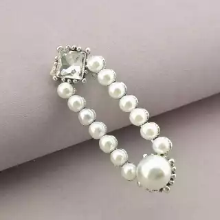 Брошка шпилька Майорка Сrystal 50х16 мм