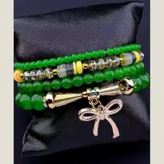 Браслет резинка Чеський кришталь FJ