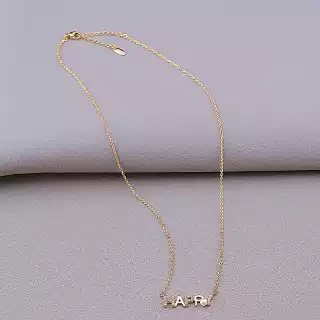 Підвіска HAPPY Xuping Фіаніт 40 см (позолота 18к)