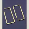 🏷️️ Сережки пусети FJ 70х22 мм F-74063