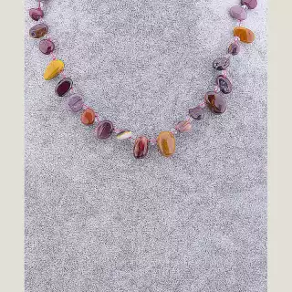 Намисто Яшма, Чеський кришталь 48 см