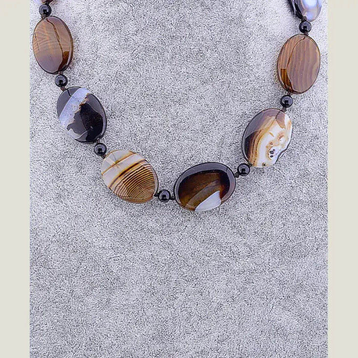 🏷️️ Намисто Агат 47 см ss_52298