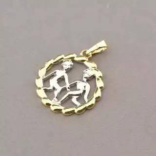 Кулон близнюки Xuping (позолота/родій)