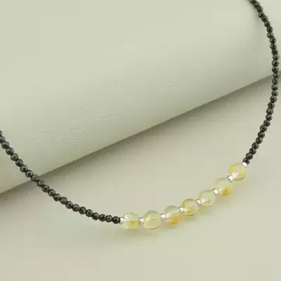 🏷️️ Підвіска Шпінель, Цитрін 41 см. F-100696