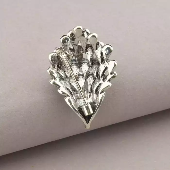 🏷️️ Брошка їжак Сrystal 40х25 мм ss_76211