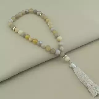 Чотки із натурального каменю Агат