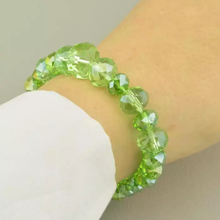 🏷️️ Браслет резинка Чеський кришталь 17 см. ss_102011