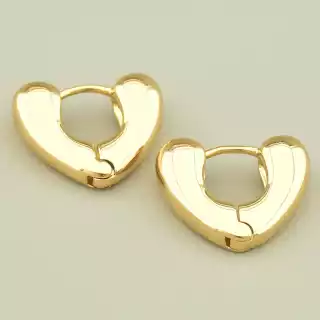 Сережки кільця Xuping (позолота 18к)