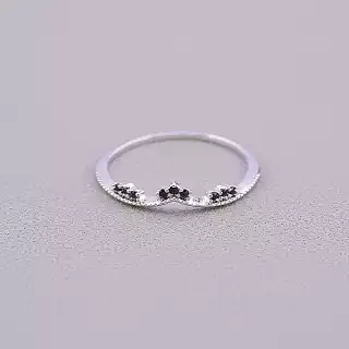 Каблучка Фіаніт (срібло)