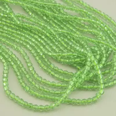 🏷️️ Намистини Шпінель 37 см. 3.2 мм. на нитці (натуральне каміння, без застібки) F-97131