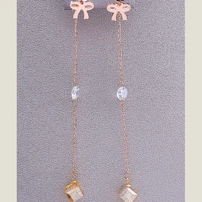 Сережки Fashion Сrystal (позолота 18к)