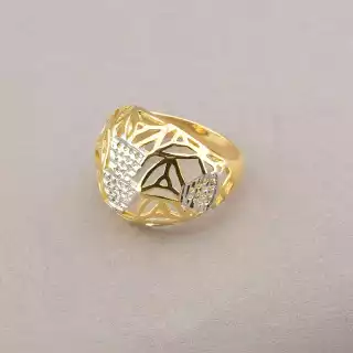 Перстень Xuping (позолота/родій)