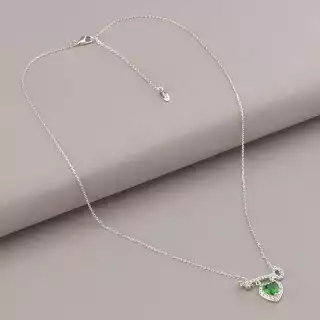 Підвіска Xuping Фіаніт 45 см (родій)