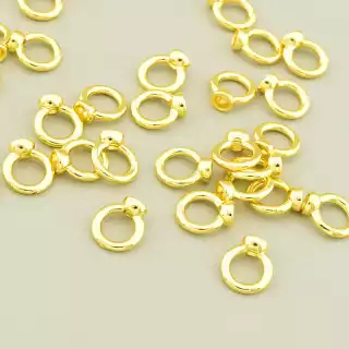 Кілечко 7х7мм. (позолота 18к лимонна)