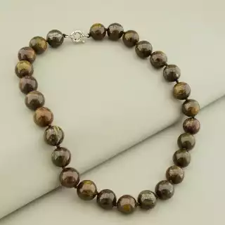 Намисто Бронзит для вечірнього образу 46 см