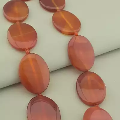 🏷️️ Намисто Сердолік 48 см. F-100578