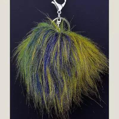 🏷️️ Брелок помпон Хутро імітація F-34559