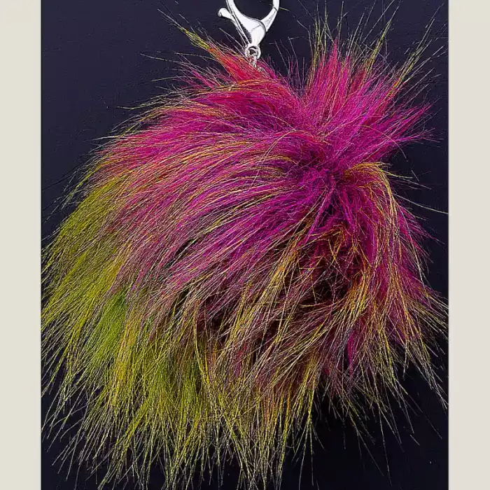 🏷️️ Брелок помпон Хутро імітація ss_34559