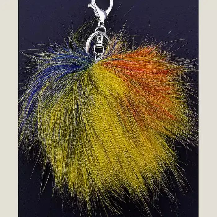 🏷️️ Брелок помпон Хутро імітація ss_34559