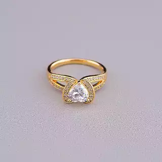 Каблучка Xuping Фіаніт (позолота 18к)