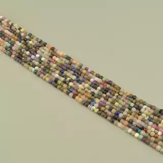 Намистини Самоцвіти 39 см. на нитці (натуральне каміння, без застібки)