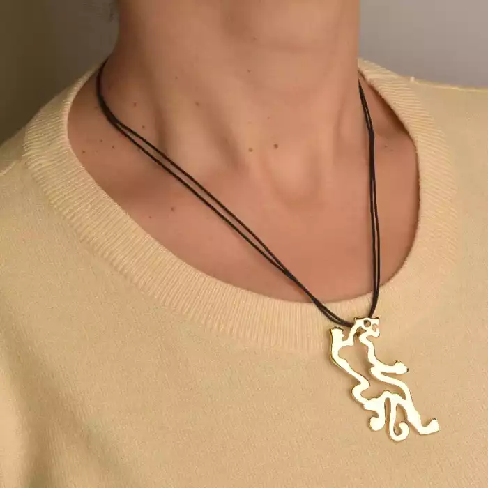 🏷️️ Підвіска пантера Fashion 42 см. ss_93601