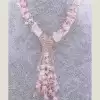 🏷️️ Намисто Рожевий кварц 74 см F-65703